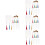 120 Sets Blank Bookmarks With Colorful Tassels For Diy Use 8