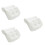 3Pcs 3D Mesh Spa Bath Pillow With 6 Suction Cups For Neck Back Support 7