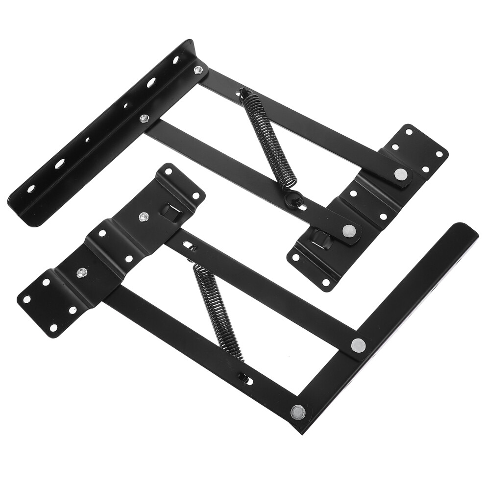 2 Pairs Folding Coffee Table Lifting Frame With Spring Hinges 031043004014