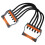 2Pcs Adjustable 5 Latex Chest Expander Pull Bands 1