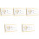 5Pcs Acrylic Wifi Password Sign For Home Office 5