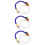3Pièces Buse De Pulvérisation Bleue Pour Fraisage Cnc 8