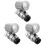 3 Pcs Mini 60X LED Microscope For Currency Detection And Magnification 2