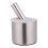 2Pcs Kitchen Garlic Masher With Silicone Lid (Silver) 2