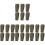 24 Pcs Elastic Belt Keepers Nylon Webbing Strap Holders 4