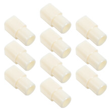 30 Pcs 22mm To 25mm Square To Round Plastic Pipe Adapter For