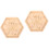 2Pcs Spider Web Fruit Plate Halloween Wood Dessert Serving Plate 6