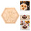 2Pcs Spider Web Fruit Plate Halloween Wood Dessert Serving Plate 11