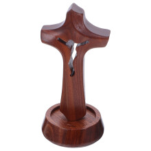 5Pcs Unfinished Wooden Cross Ornament For Easter Baptism Church Decor