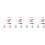 4 Sets Tassels Blanks Acrylic Bookmarks Diy 6