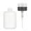4 Pcs Nail Polish Remover Bottle Empty Lockable Pump Dispenser Black 1