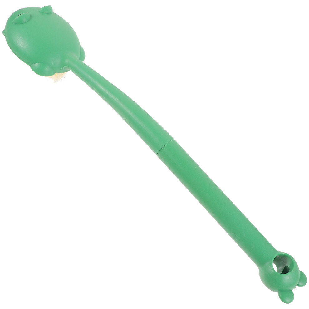 Solustre 4Pcs Bath Brush With Long Ergonomic Handle For Back Scrubbing