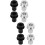 4 Pcs Shift Knob Adapter Boot Retainer For Car Truck 9