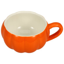 Pumpkin Molding Ceramic Coffee Mug For Halloween Decor