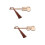 2Pcs Guitar Shape Bamboo Bookmark Creative Book Mark Decoration 7