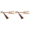 2Pcs Guitar Shape Bamboo Bookmark Creative Book Mark Decoration 2