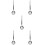 5Pcs Slotted Cooking Spoon Stainless Steel Kitchen Serving Tool 10
