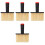 4Pcs Car Cleaning Brush Reusable Gap Dashboard Interior Tool 5