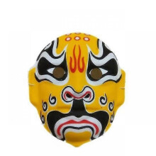 (yellow) Chinese Opera Masks, Funny Toys, Party Masks, Halloween Masks, Wall Decoration Masks