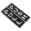 4 Sets Push-Pull-Türschild 3D-Design Wohnaccessoire Hotel 2