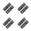 4 Sets Push-Pull-Türschild 3D-Design Wohnaccessoire Hotel 5