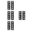 4 Sets Push-Pull-Türschild 3D-Design Wohnaccessoire Hotel 6