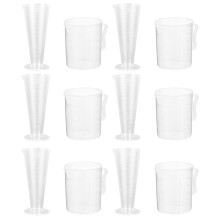 12St Milchtee Shop Messbecher Verdickte Backen Kunststoff Messbecher