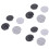 12 Pcs Porcelain Coaster Round Water Absorption Cup Mat 9