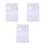 3Pcs Undated Weekly Planner Portable Daily Organizer Notepad 6