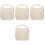 4Pcs Hook Design Large Makeup Bag For Cosmetic Storage 3