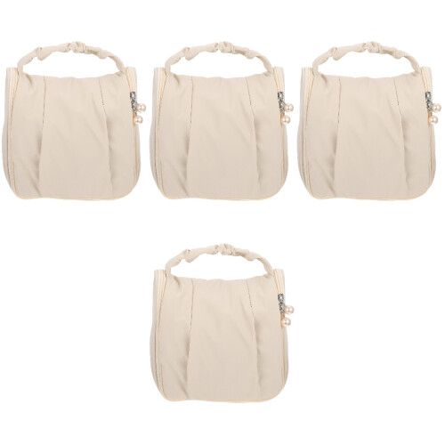 4Pcs Hook Design Large Makeup Bag For Cosmetic Storage 2