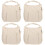 4Pcs Hook Design Large Makeup Bag For Cosmetic Storage 5