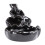 2Pcs Ceramic Backflow Incense Burner Tower Holder Black 1