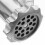 3Pcs Manual Meat Mincer And Sausage Stuffer Kitchen Tool Silver -5 8