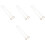 4Pcs Acrylic Bag Chain Replacement Hanging Ornament Decoration 5