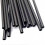 1000Pcs Black Plastic Drinking Straws Disposable Straight Party Straws for Tableware 7