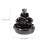 2Pcs Ceramic Backflow Incense Burner Tower Holder Black 2