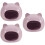 3Pcs Guinea Pig Hideout Ceramic House For Hamster Cage Accessory 9