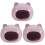 3Pcs Guinea Pig Hideout Ceramic House For Hamster Cage Accessory 4