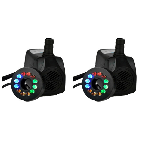 2Pcs 16W Submersible Water Pump For Fish Tank With Plug 2