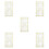 5Pcs Plastic Quilting Ruler With Non-Slip Surface For Precision Sewing 10