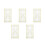 5Pcs Plastic Quilting Ruler With Non-Slip Surface For Precision Sewing 8