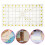 5Pcs Plastic Quilting Ruler With Non-Slip Surface For Precision Sewing 11