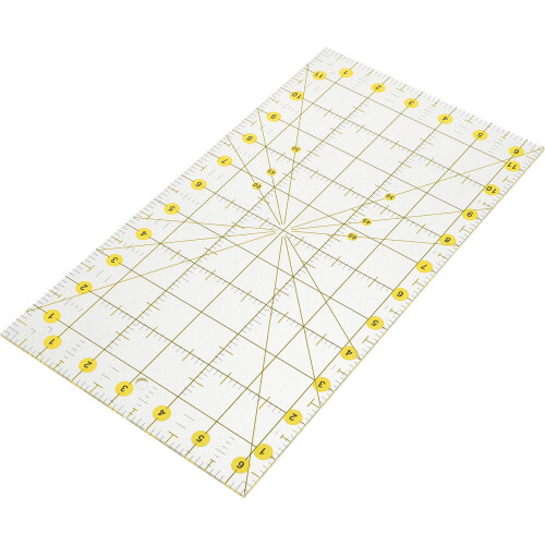 5Pcs Plastic Quilting Ruler With Non-Slip Surface For Precision Sewing 2