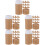 50 Pcs 20ml Essential Oil Cylinder Container Tube Box 8