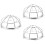 3Pcs Fire Sprinkler Protector Bracket Screw Type Cage Cover 8