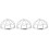 3Pcs Fire Sprinkler Protector Bracket Screw Type Cage Cover 6