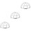 3Pcs Fire Sprinkler Protector Bracket Screw Type Cage Cover 7
