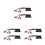 6 Pcs Universal Car RCA Audio Amplifier With Volume Control 4