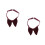 2Pcs Men Double Layer Big Bow Tie Suit Accessory 8